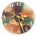 DIY resin clocks for parties of 5 or more