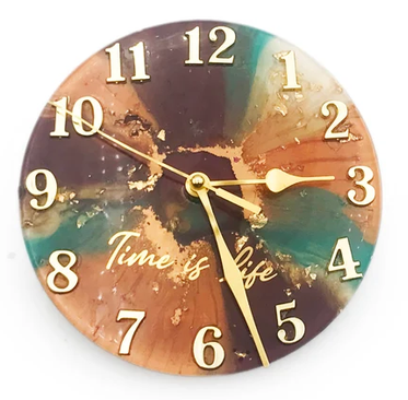 DIY resin clocks for parties of 5 or more