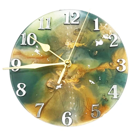 DIY resin clocks for parties of 5 or more