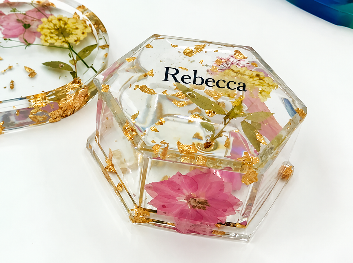 DIY Resin Box - Jewlery, Trinkets, Storage or Keepsakes - Party Kits