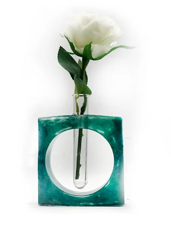 DIY Resin Single Vase With Flower Party Kits