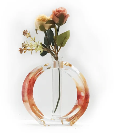 DIY Resin Single Vase With Flower Party Kits